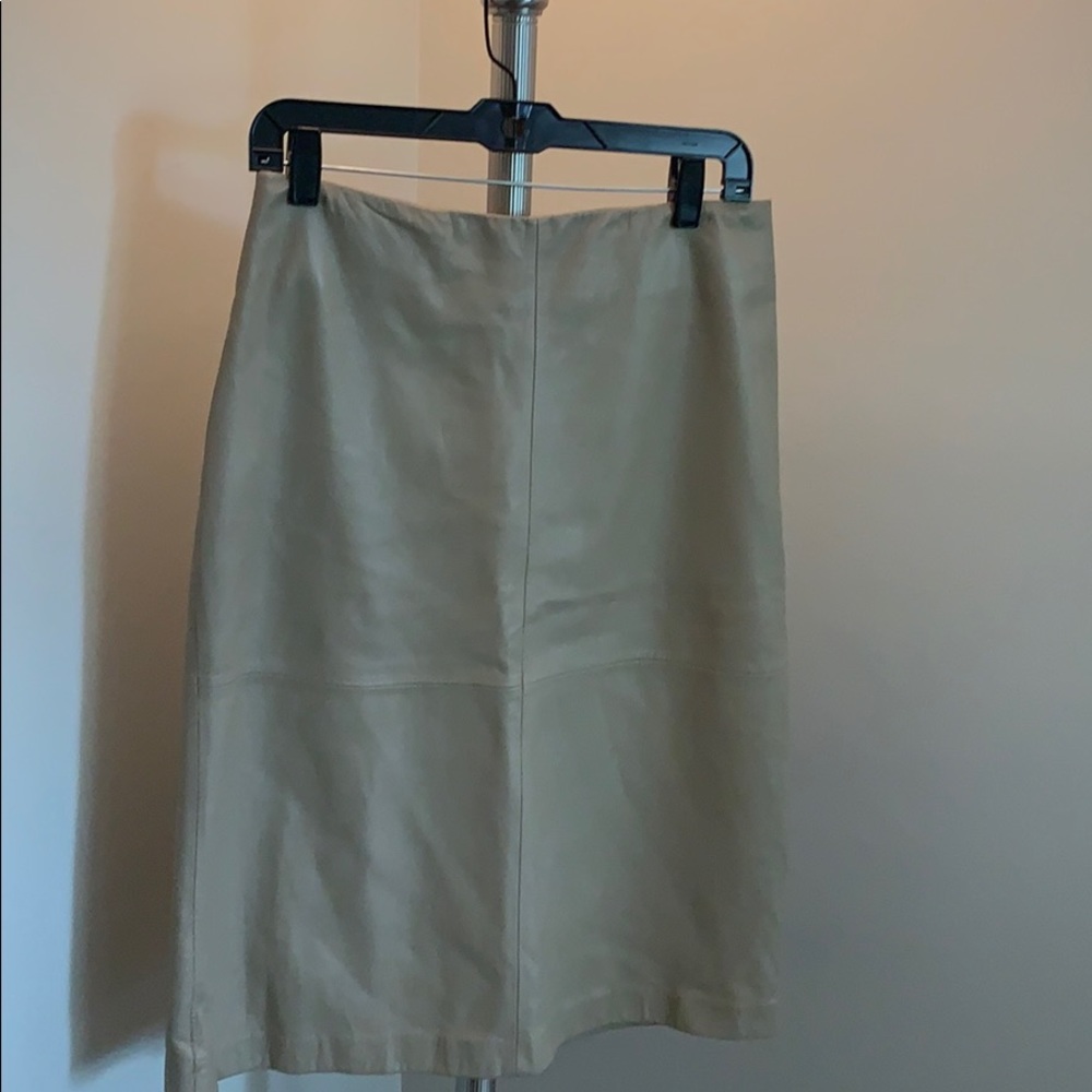 Genuine Leather A line skirt by 111 STATE!